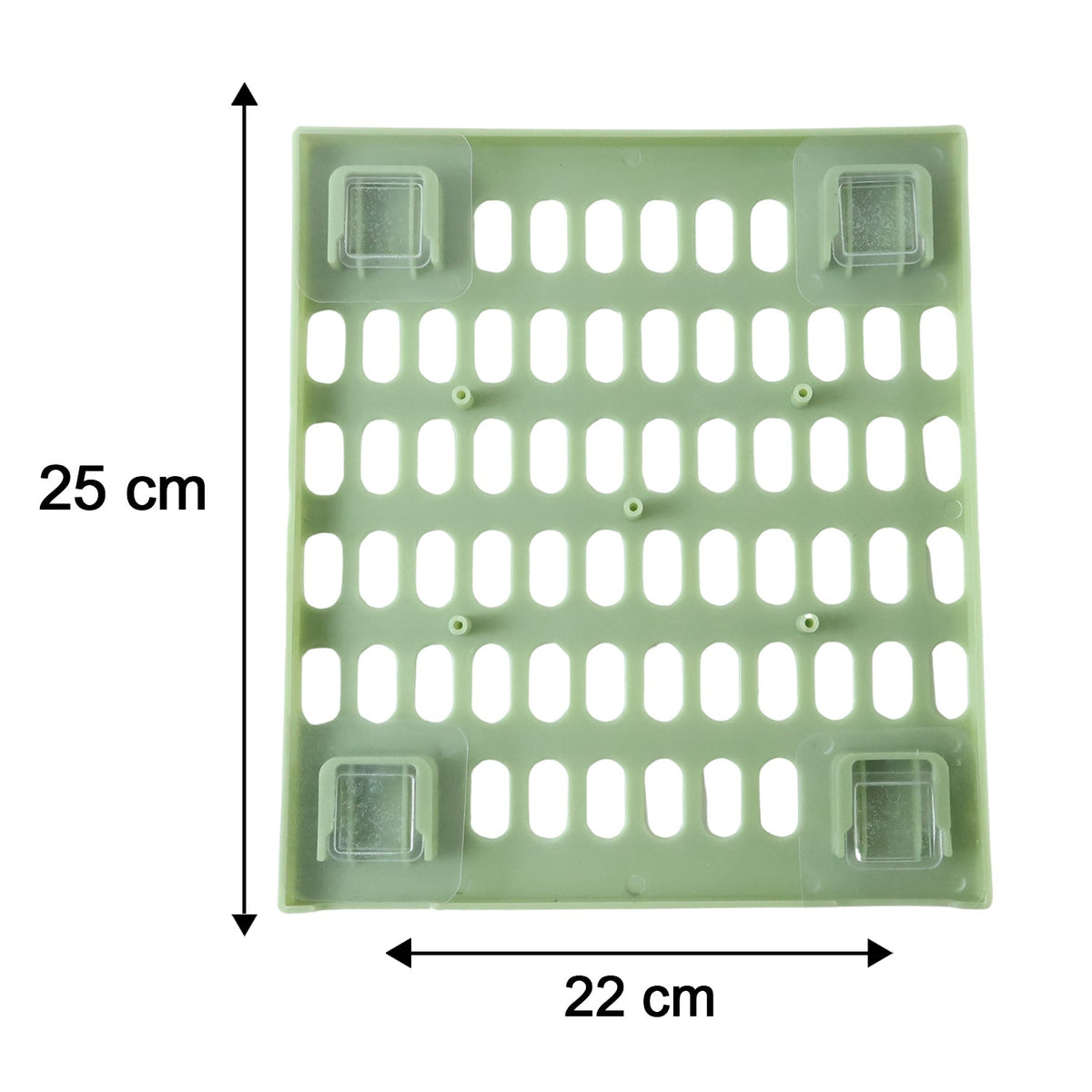 Pegboard size: 25 × 22 cm, with adhesive pads on the back corners